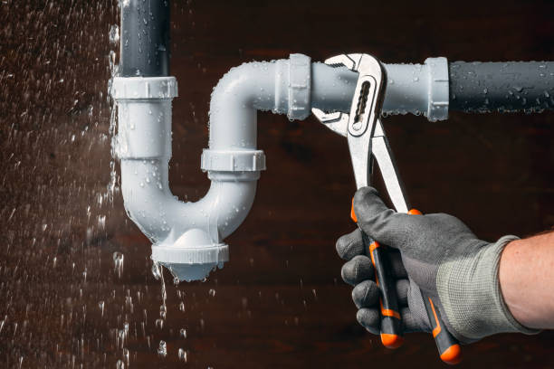 Professional Burst Pipe Repair technician working in Seaview, VA